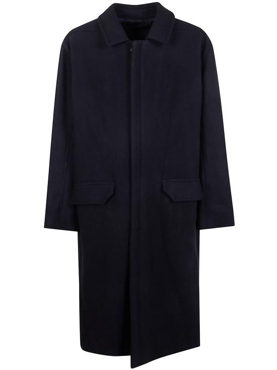 25FW 릭 오웬스 코트 RR02E1913WSF 09 BLACK - RICK OWENS