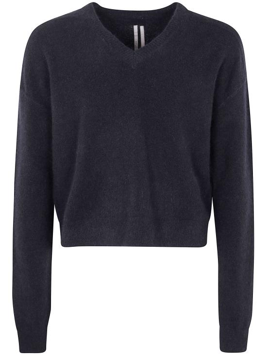 25FW 릭 오웬스 스웨터 RU02E1650KWP 09 BLACK - RICK OWENS