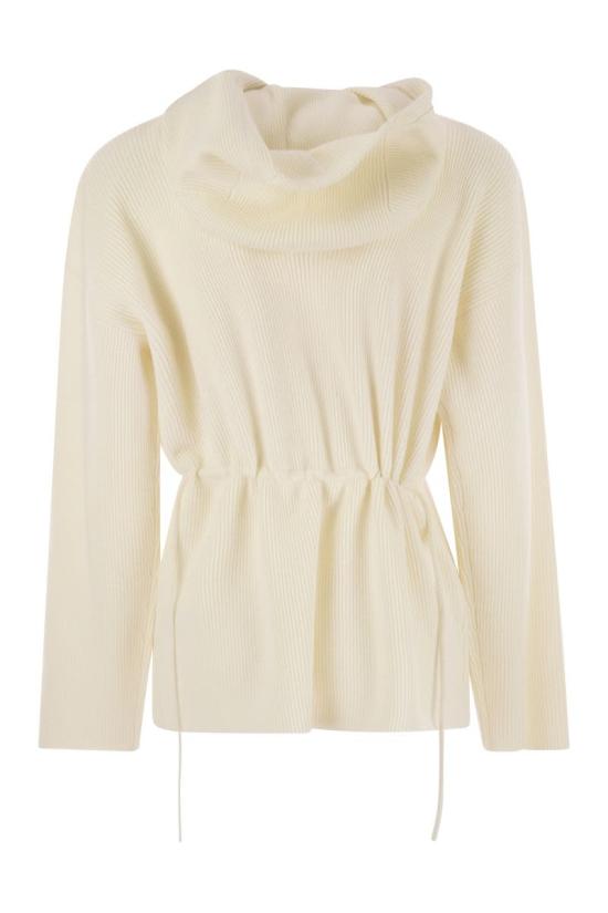 25FW 파비아나 필리피 플래티넘 스웨터 MAD225F738N128 25 WHITE - FABIANA FILIPPI