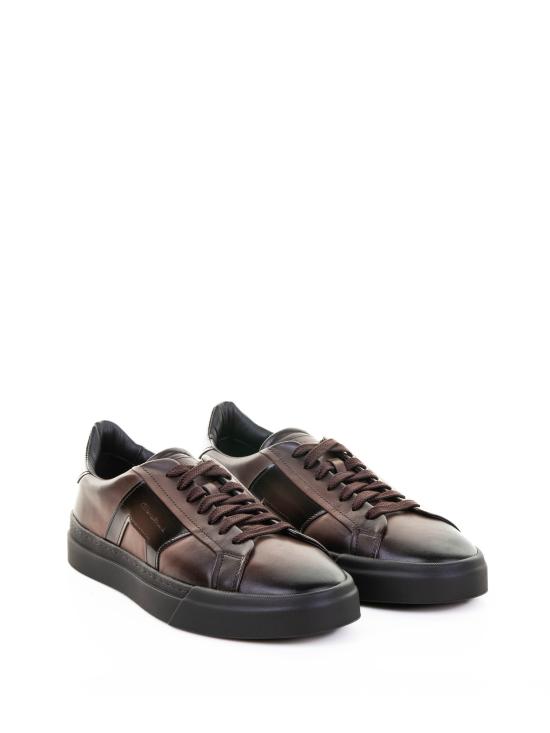 25FW 산토니 스니커즈 MBGT22018SMORGONT50 DARK BROWN - SANTONI