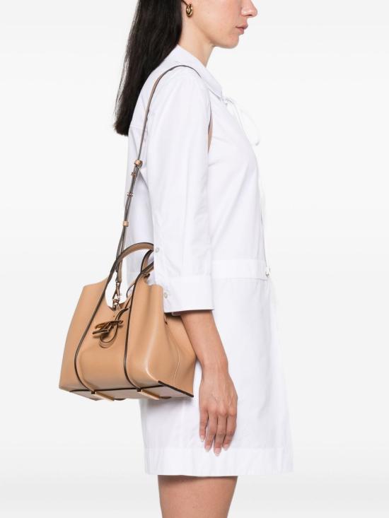 25FW 토즈 T 타임리스 미니 토트백 XBWTSBA9100XSOC811 CAMEL - TODS