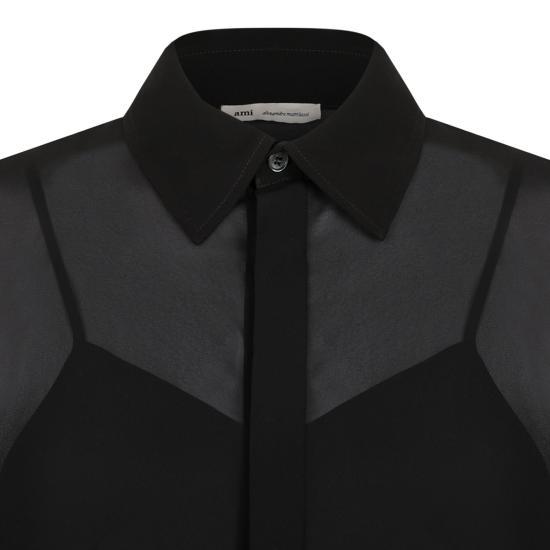 25SS 아미 미디 원피스 FDR262PL0027 001 BLACK - AMI