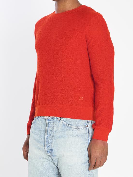 25FW 셀린느 울 크루넥 스웨터 RY0EK0925 27BR RED - CELINE