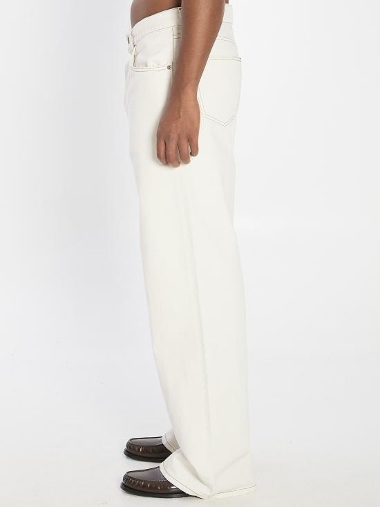 25FW 셀린느 스트레이트 팬츠 RP05N617R GBV8 WHITE - CELINE