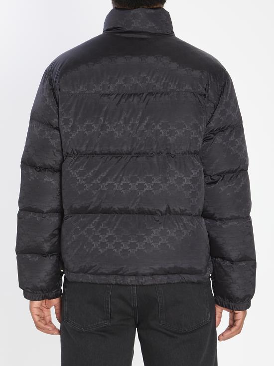 25FW 셀린느 트리옹프 나일론 자카드 다운자켓  2W31A795W 38NO BLACK - CELINE