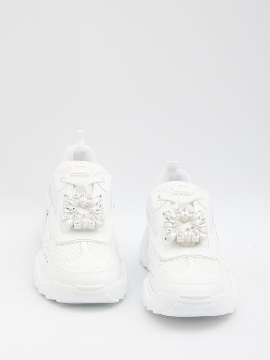 25FW 로저비비에 뮬/슬리퍼 RVW75640890URZ B001 WHITE - ROGER VIVIER