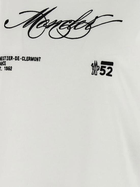25FW 몽클레어 반팔 티셔츠 K20938C0000589AJS00A White - MONCLER
