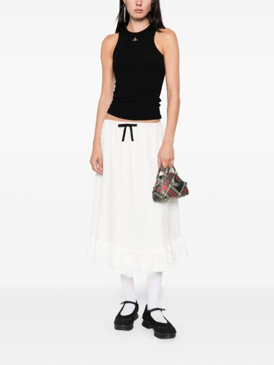 25FW 비비안웨스트우드 민소매 티셔츠 3G01003ZJ009CN401 White - VIVIENNE WESTWOOD