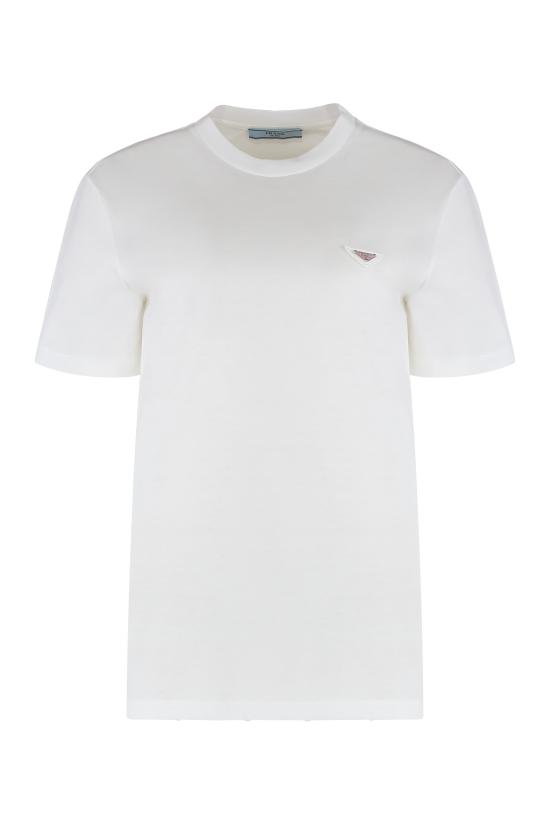 25FW 프라다 반팔 티셔츠 35838SAA111CDF0009 White