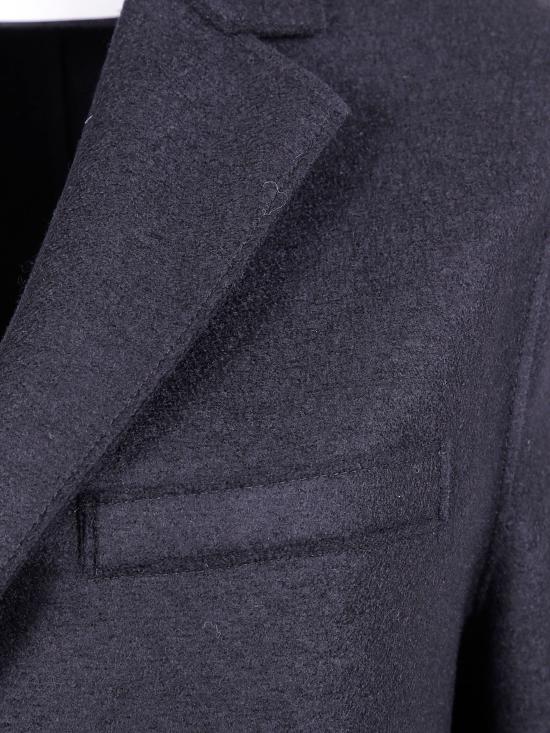 25FW 해리스와프런던 코트 AE1220MLK 199 BLACK - HARRIS WHARF LONDON