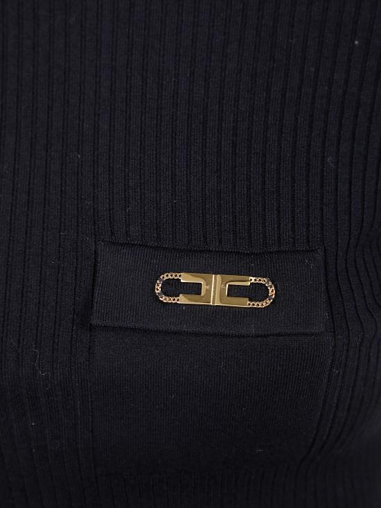 25FW 엘리자베타프랜치 긴팔 티셔츠 MK11B56E2 110 BLACK - ELISABETTA FRANCHI