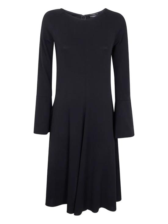25FW 엠포리오 아르마니 미디 원피스 EW002006AF16066 UC001 BLACK - EMPORIO ARMANI
