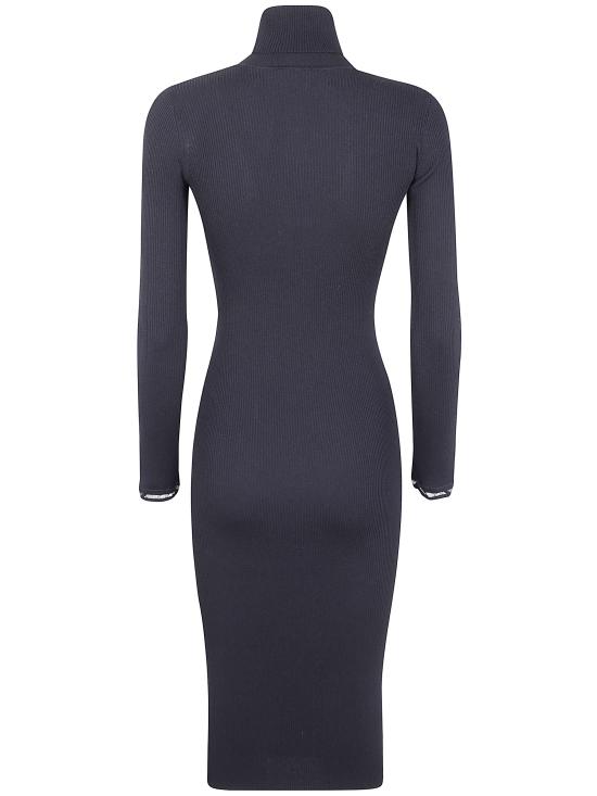 25FW 엘리자베타프랜치 미디 원피스 AM07B56E2 110 BLACK - ELISABETTA FRANCHI