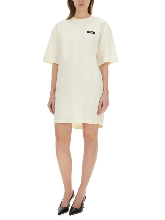 25SS 엠에스지엠 숏 원피스 3841MDA82 25700202 IVORY - MSGM