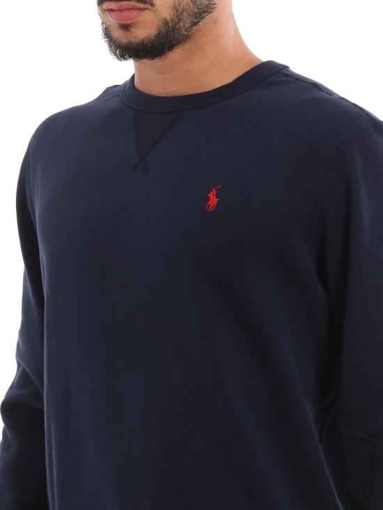  폴로 랄프로렌 포니 로고 자수 맨투맨  710766772003 Blue - POLO RALPH LAUREN