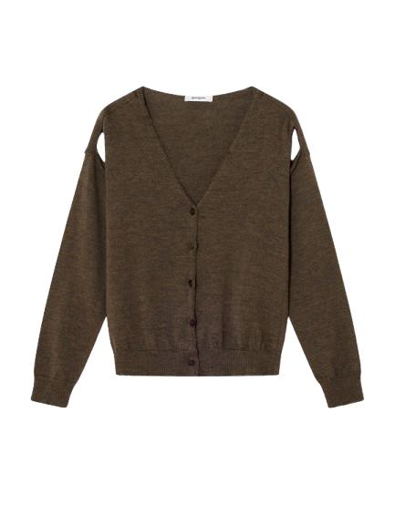 25FW 기마구아스 가디건 RWF2515002 39 Brown