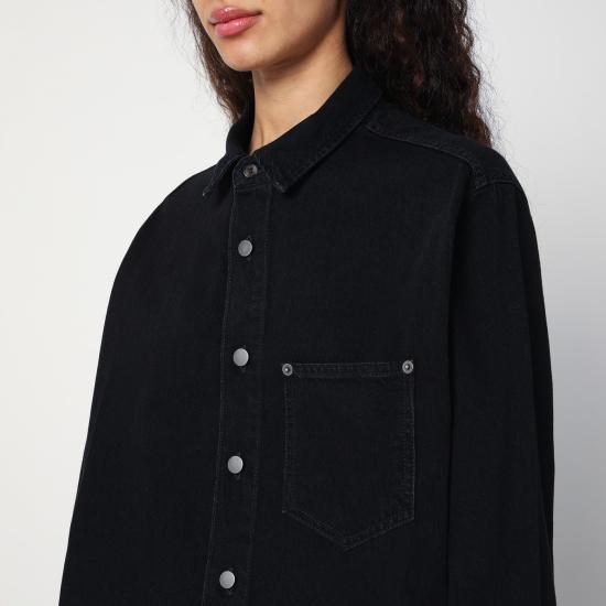 25SS 하이쿠레 숏 원피스 HEW10034DF175DE Black - HAIKURE