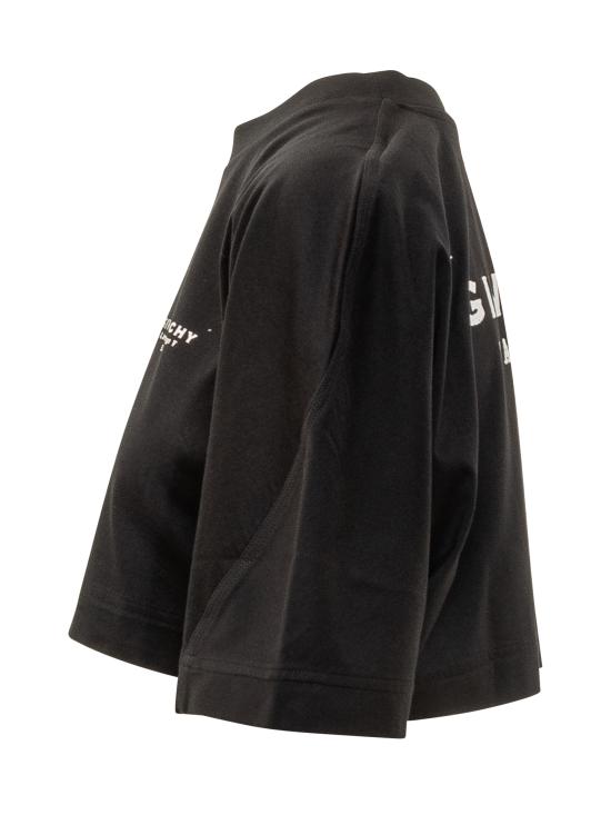 25FW 지방시 반팔 티셔츠 BW70FKP75N 001 BLACK - GIVENCHY