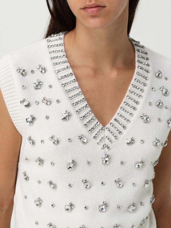 25FW 핑코 스웨터 105639A2TR Z13 White - PINKO