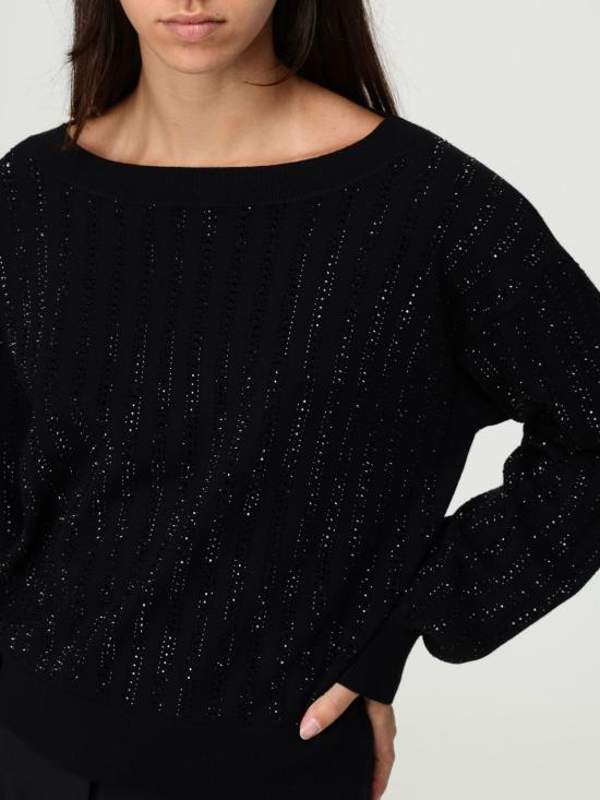 25FW 리우조 스웨터 CF5271MA96E M9798 Black - LIU JO