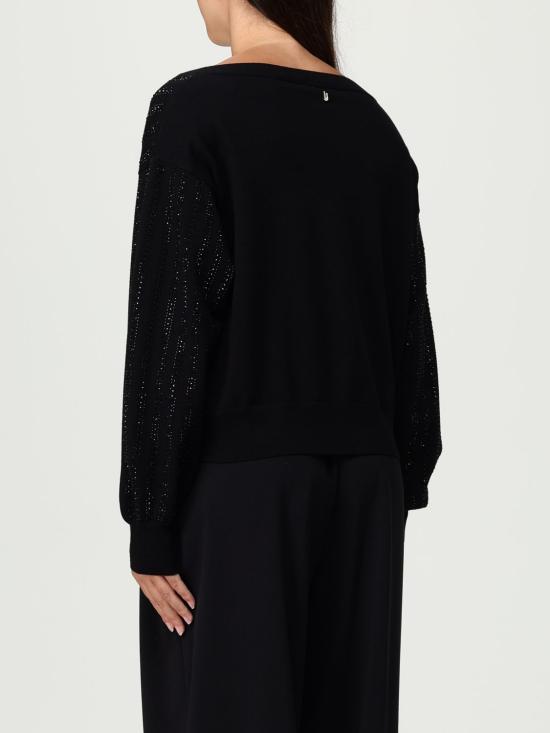 25FW 리우조 스웨터 CF5271MA96E M9798 Black - LIU JO