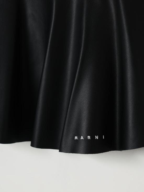 25FW [키즈] 마르니 스커트 M01508M00W2 0M900 Black - MARNI