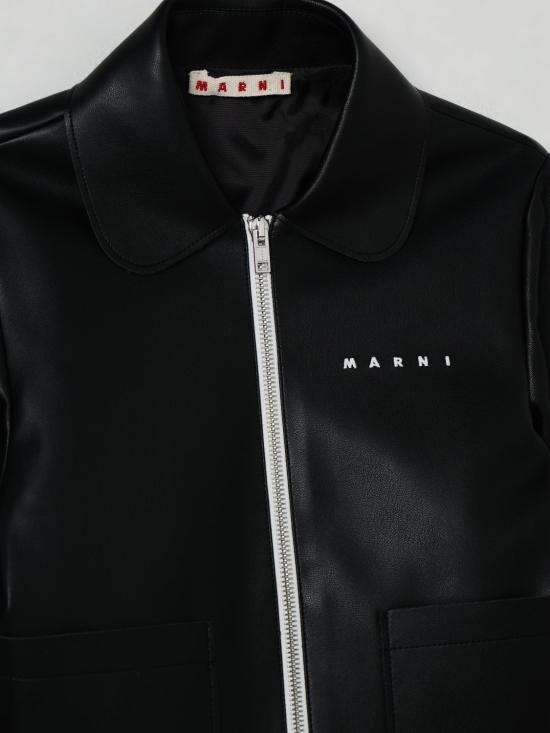 25FW [키즈] 마르니 캐주얼 자켓 M01492M00W2 0M900 Black - MARNI