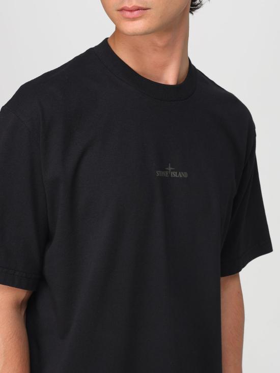 25FW 스톤 아일랜드 반팔 티셔츠 2100037S0241 V0029 Black - STONE ISLAND