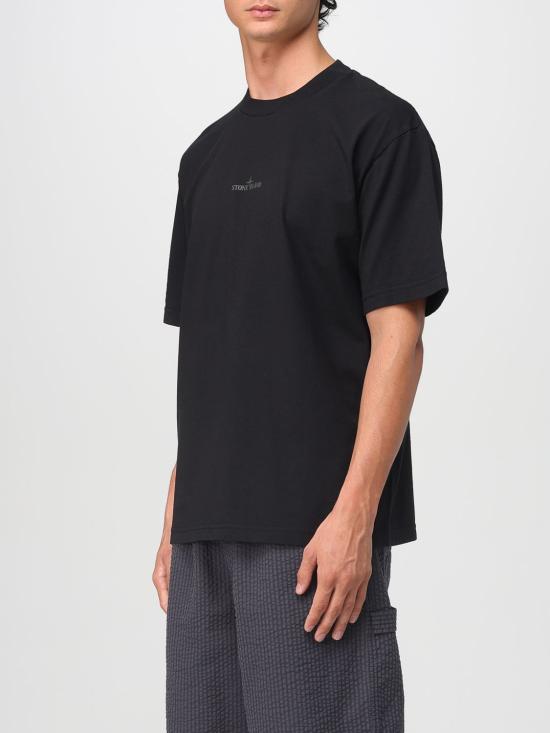 25FW 스톤 아일랜드 반팔 티셔츠 2100037S0241 V0029 Black - STONE ISLAND
