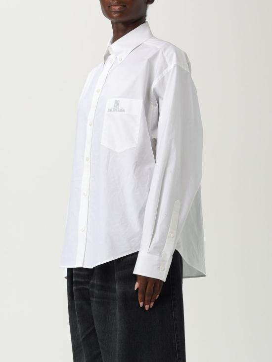 25FW 발렌시아가 셔츠 839260TRM28 9000 White - BALENCIAGA