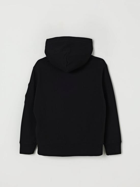 25FW [키즈] 씨피 컴퍼니 풀오버 CMF00YLCA76 60100 Black - C.P. COMPANY