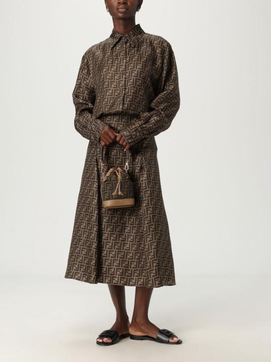 26SS 펜디 몬트레조 패브릭 미니 백 8BS093ALP3 F1AOE Dark - FENDI