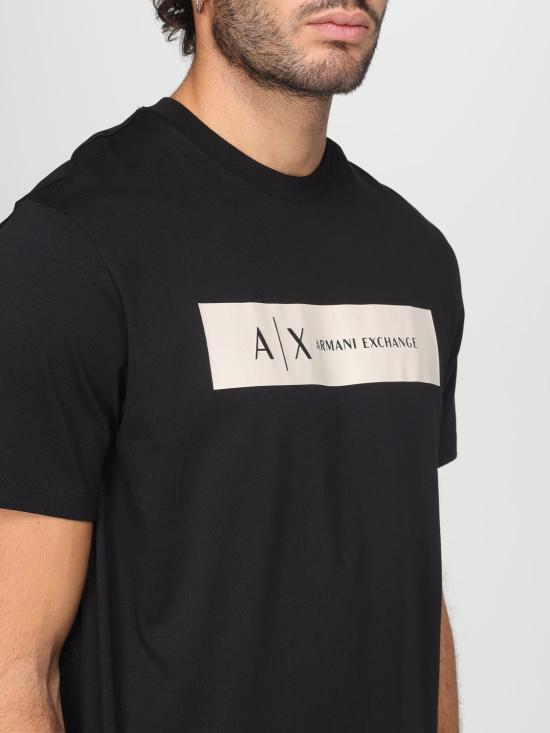 25FW 알마니 반팔 티셔츠 XM001425AF10361 UC001 Black - ARMANI