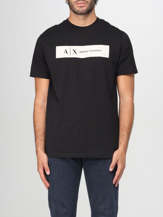 25FW 알마니 반팔 티셔츠 XM001425AF10361 UC001 Black