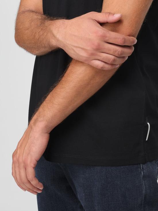 25FW 알마니 반팔 티셔츠 XM001282AF10364 UC001 Black - ARMANI