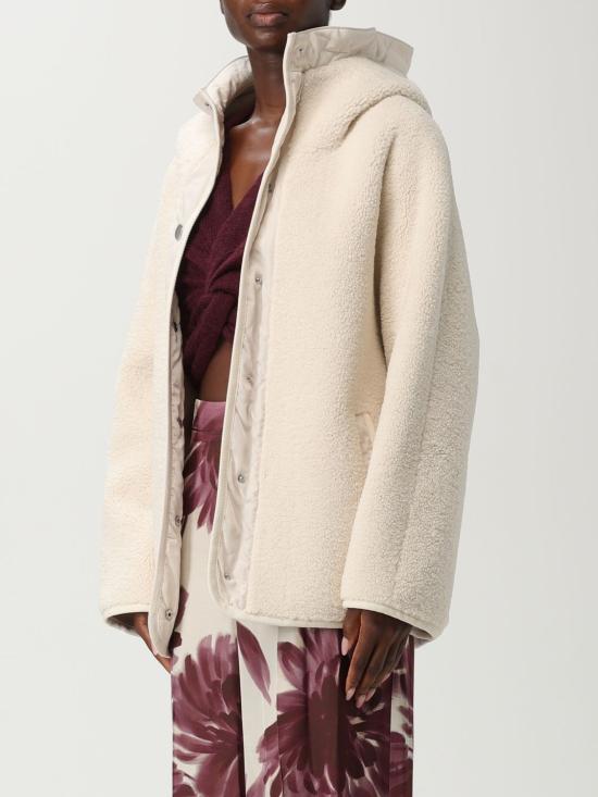 25FW 핑코 CAPPERI 카페리 테디 이펙트 쇼트 피코트 105473A2QC C00 White - PINKO