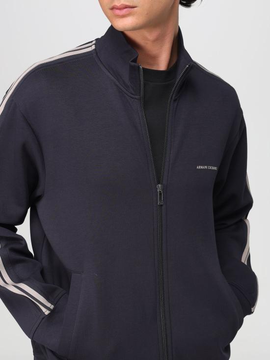 25FW 알마니 집업 니트 XM001361AF10818 UB101 Navy - ARMANI