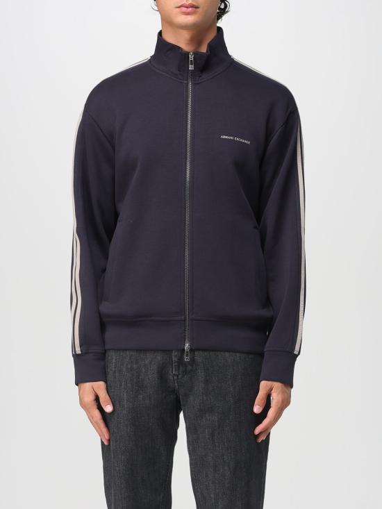 25FW 알마니 집업 니트 XM001361AF10818 UB101 Navy