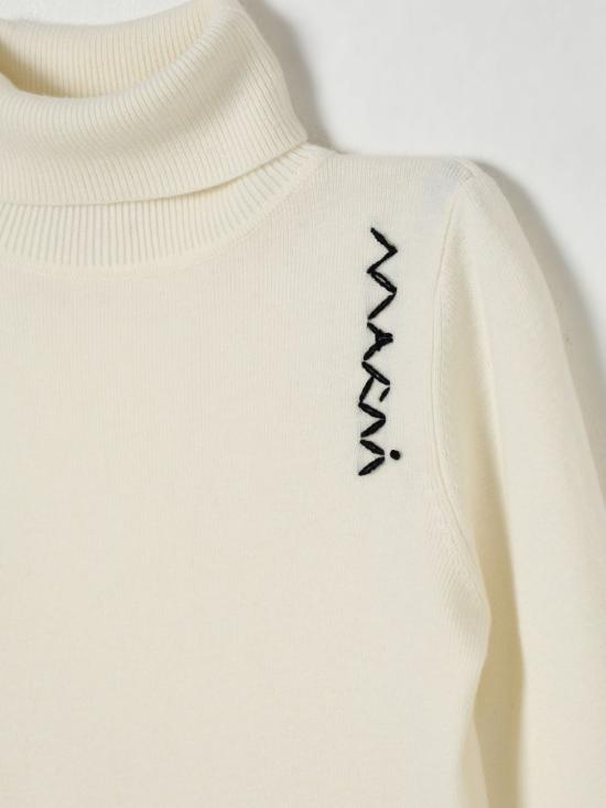 25FW [키즈] 마르니 풀오버 M01497M00W9 0M114 Cream - MARNI