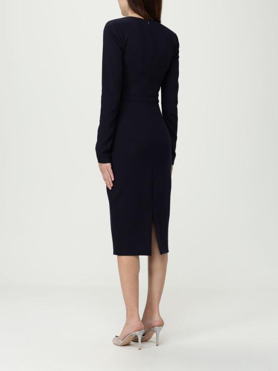 25FW 빅토리아 베컴 미디 원피스 1325WDR005233B 550 Blue - VICTORIA BECKHAM