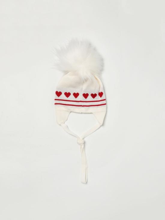 25FW [키즈] 모나리자 모자 39F0096079 0143 Yellow Cream - MONNALISA