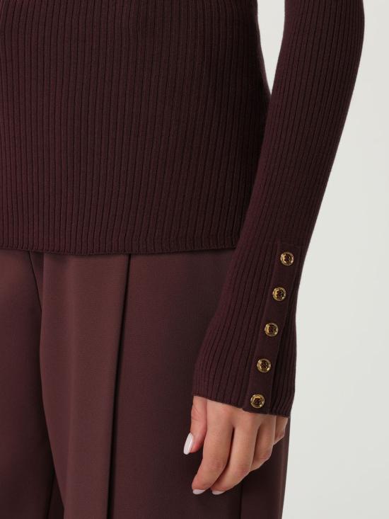 25FW 엘리자베타프랜치 터틀넥 MK11B EA4 Wine - ELISABETTA FRANCHI