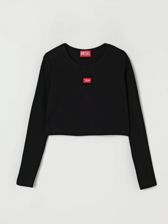 25FW [키즈] 디젤 티셔츠 J02452KYAZY K900 Black