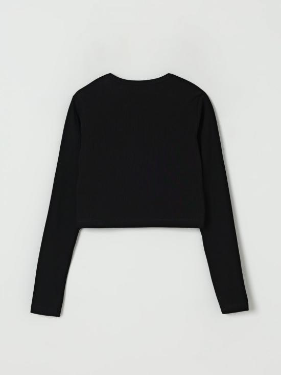 25FW [키즈] 디젤 티셔츠 J02452KYAZY K900 Black - DIESEL