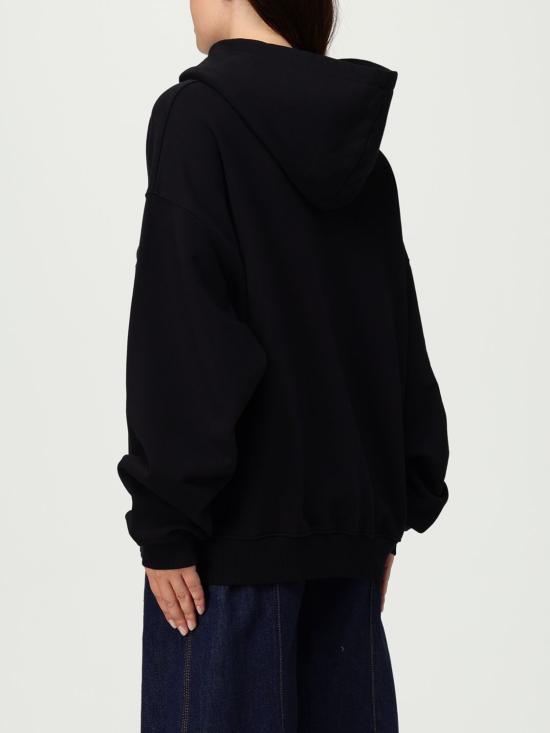 25FW 로테이트 스웨터 115084 100 Black - ROTATE