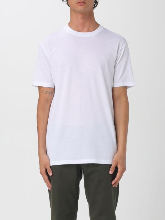 25FW 알마니 반팔 티셔츠 XM001282AF10364 U0002 White