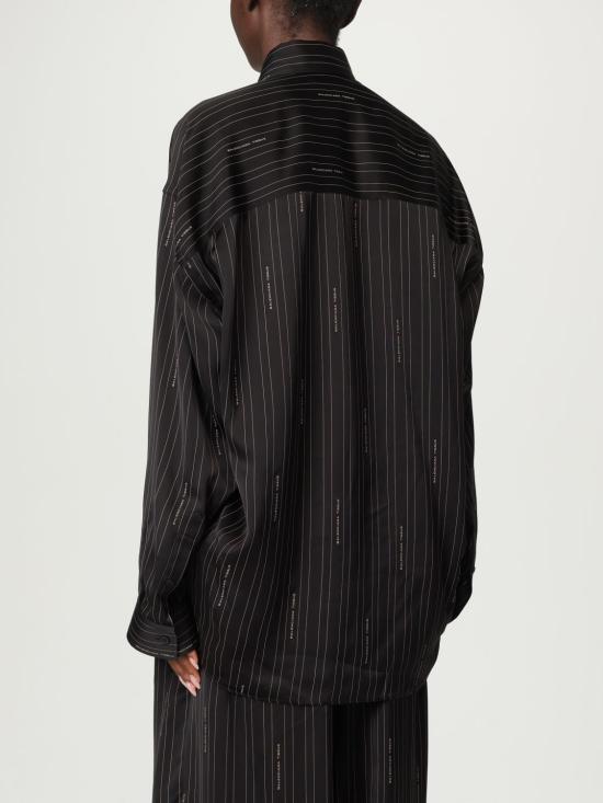 25FW 발렌시아가 블라우스 841012TSLA6 1264 Black - BALENCIAGA