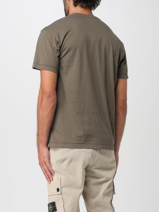 25FW 스톤 아일랜드 반팔 티셔츠 2100027S0013 V0054 Military - STONE ISLAND