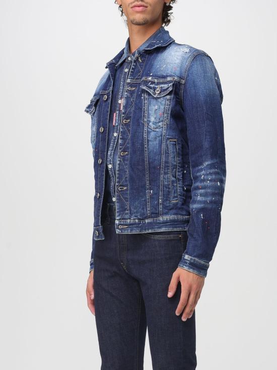 25FW 디스퀘어드2 자켓 S74AM1601S30664 470 Navy - DSQUARED2