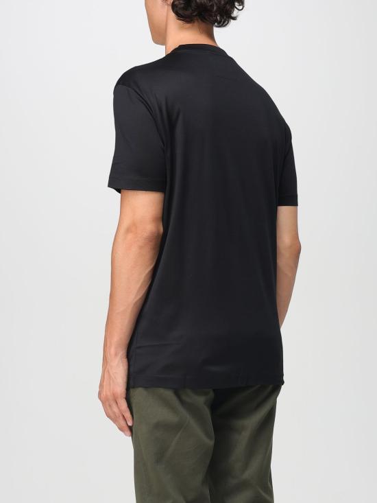 25FW 엠포리오 아르마니 반팔 티셔츠 8N1TD81JUVZ 0999 Black - EMPORIO ARMANI